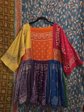 Psychic Outlaw Custom Classic Bandana Mini Dress